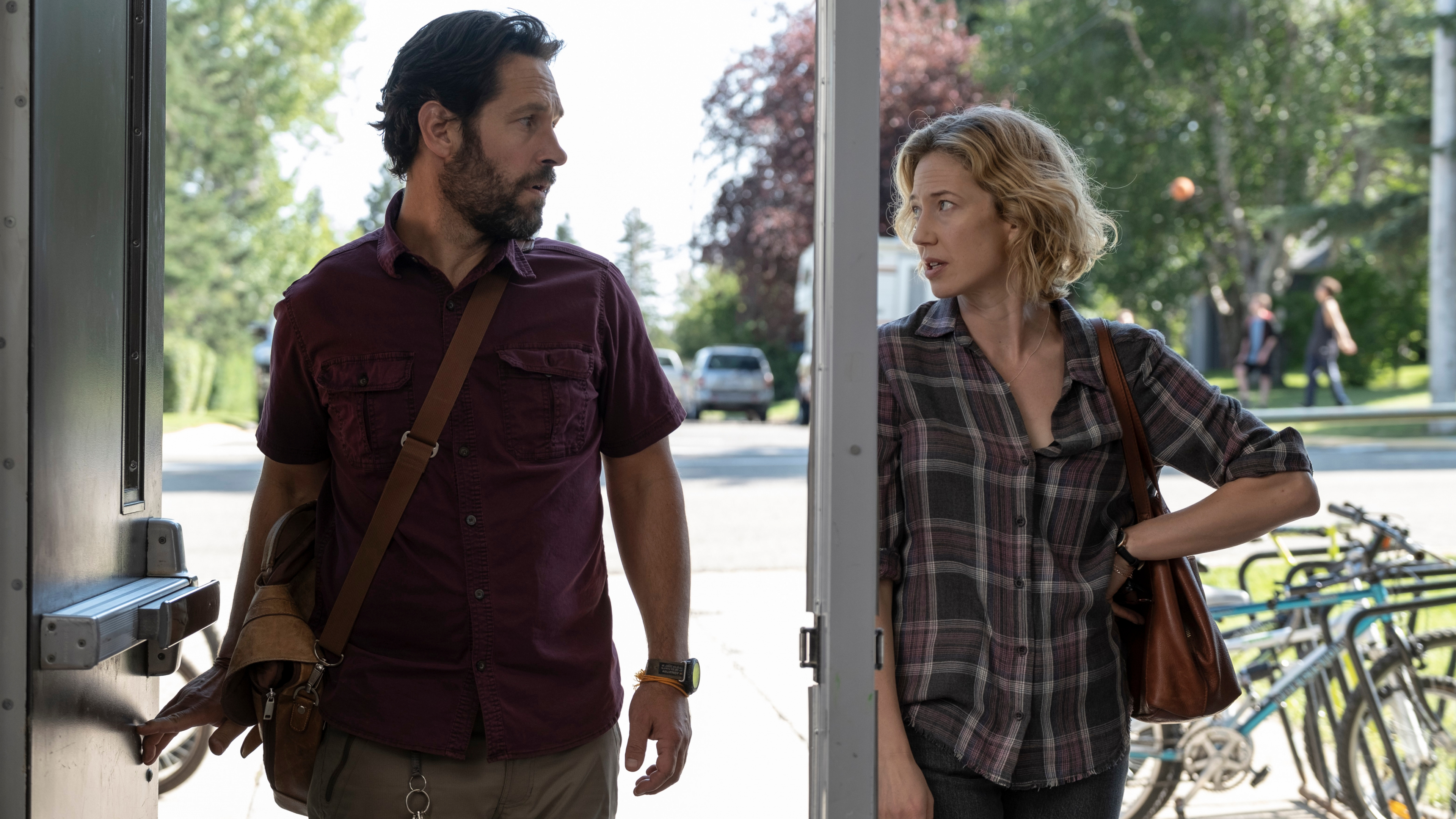 Ghostbusters Afterlife, Geisterjäger Paul Rudd, Geisterjäger II, Paul Rudd, Carrie Coon. Wallpaper in 3840x2160 Resolution