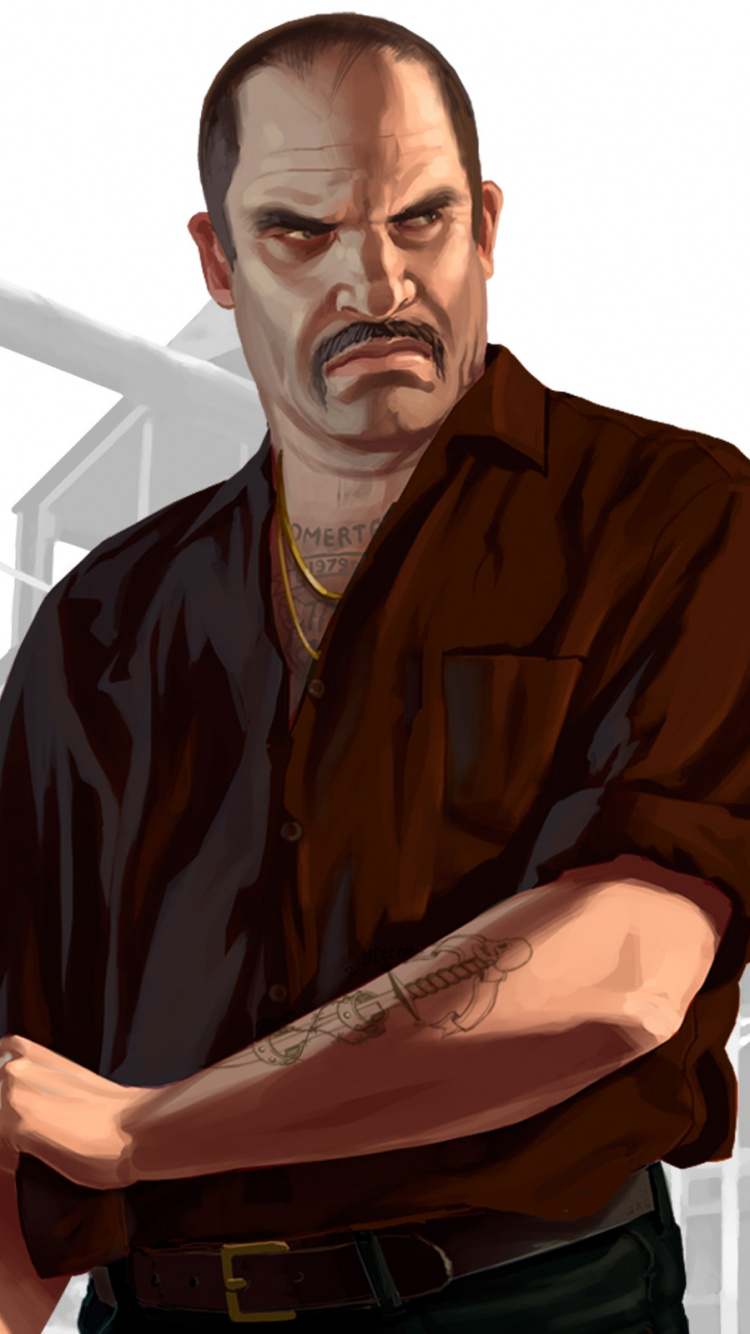 Rockstar Games, el Vello Facial, Profesional, Gta 4, Diseño de Producto. Wallpaper in 750x1334 Resolution
