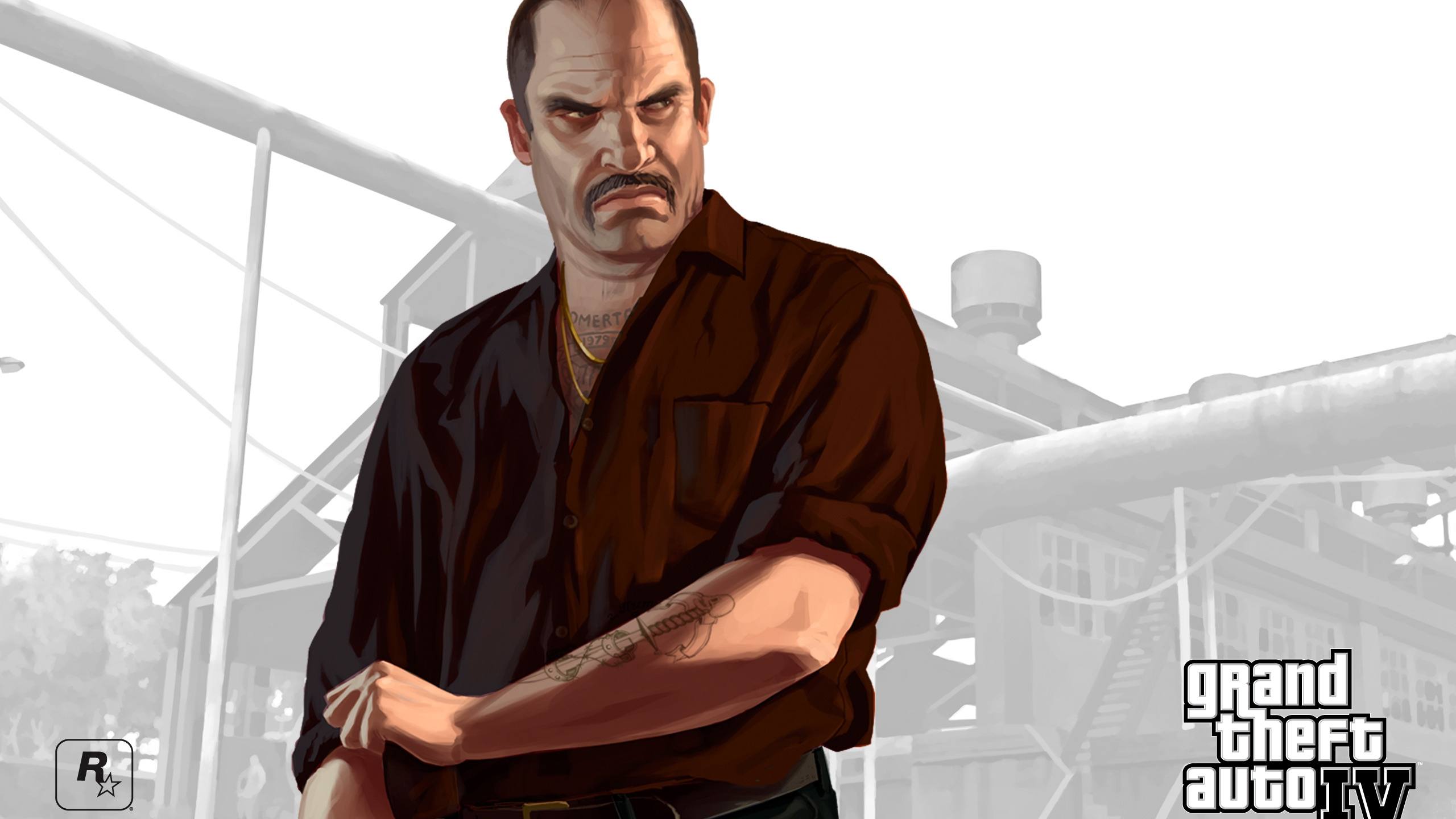 Rockstar Games, Facial Hair, Professional, Gta 4, Product Design. Wallpaper in 2560x1440 Resolution