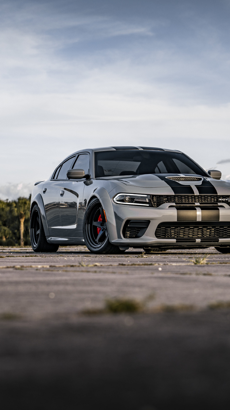 Road, 2022 Dodge-Ladegerät, Dodge, Dodge Charger SRT Hellcat, Car. Wallpaper in 750x1334 Resolution