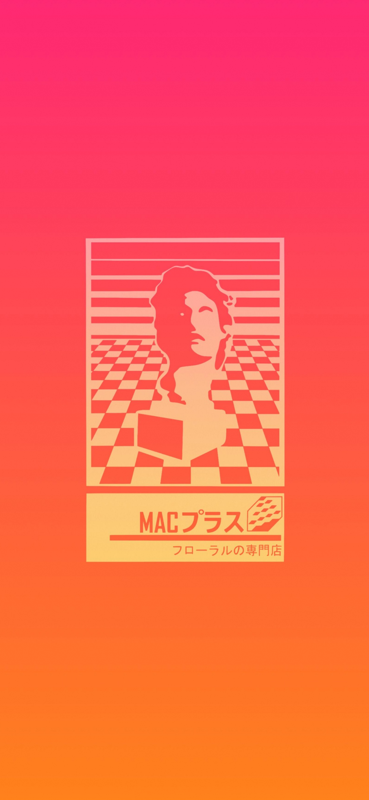Vektroid, Graphic Design, Logo, Poster, Art. Wallpaper in 1242x2688 Resolution
