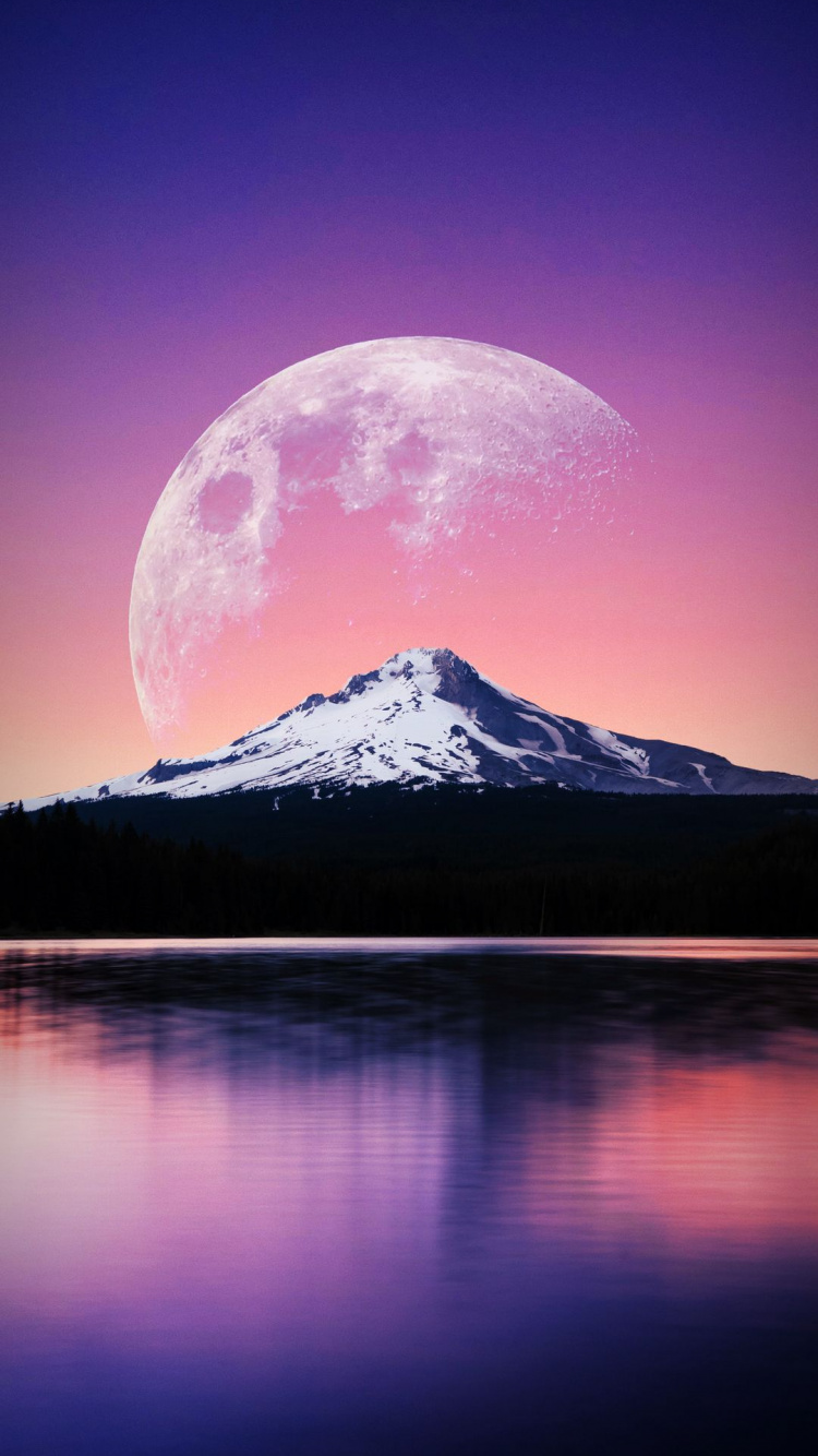 Binance, Erde, Wasser, Atmosphäre, Mond. Wallpaper in 750x1334 Resolution