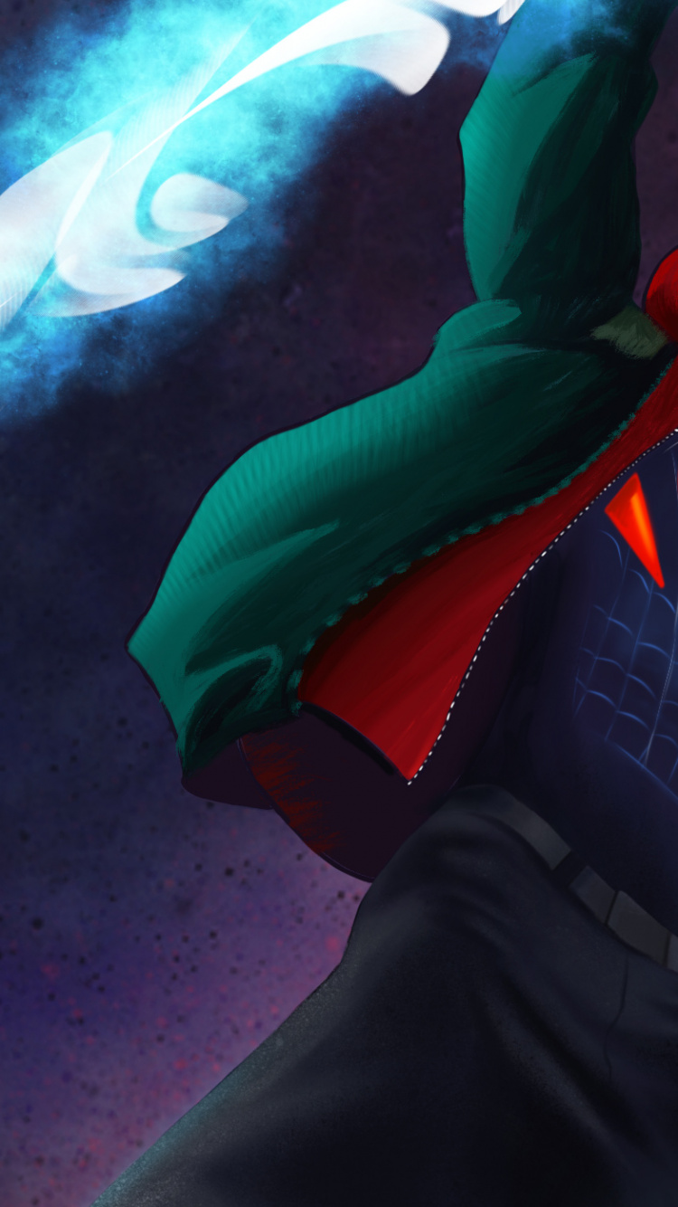 Millas Morales, Spider-man, Libro de Historietas, Superhéroe, Arte Digital. Wallpaper in 750x1334 Resolution