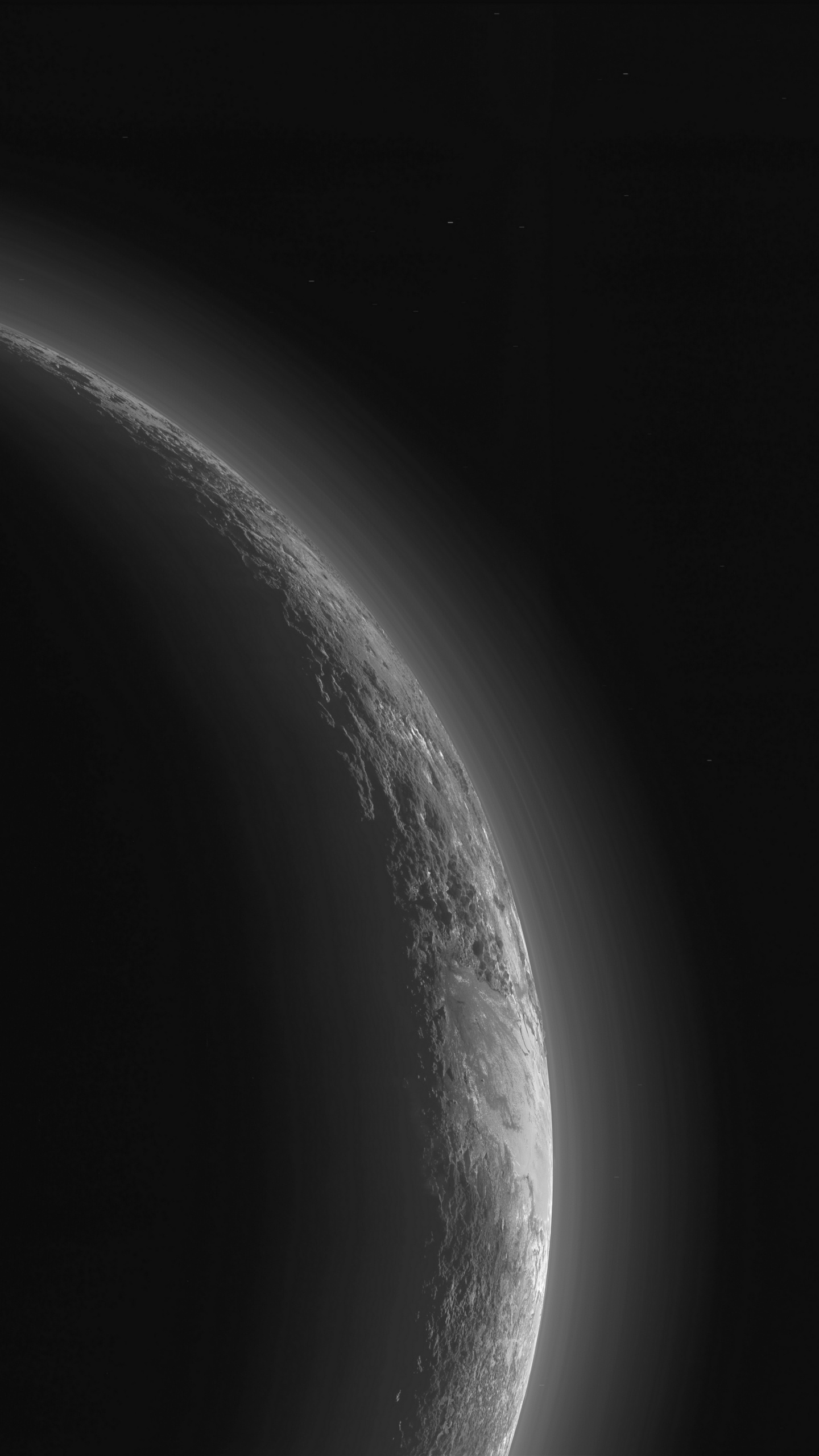 冥王星, 矮星球, 这个星球, 黑色的, 气氛 壁纸 1440x2560 允许