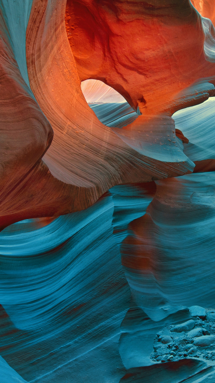 Antelope Canyon Jure Kravanja, Antelope Canyon, Art Paint, Azure, Paint. Wallpaper in 750x1334 Resolution