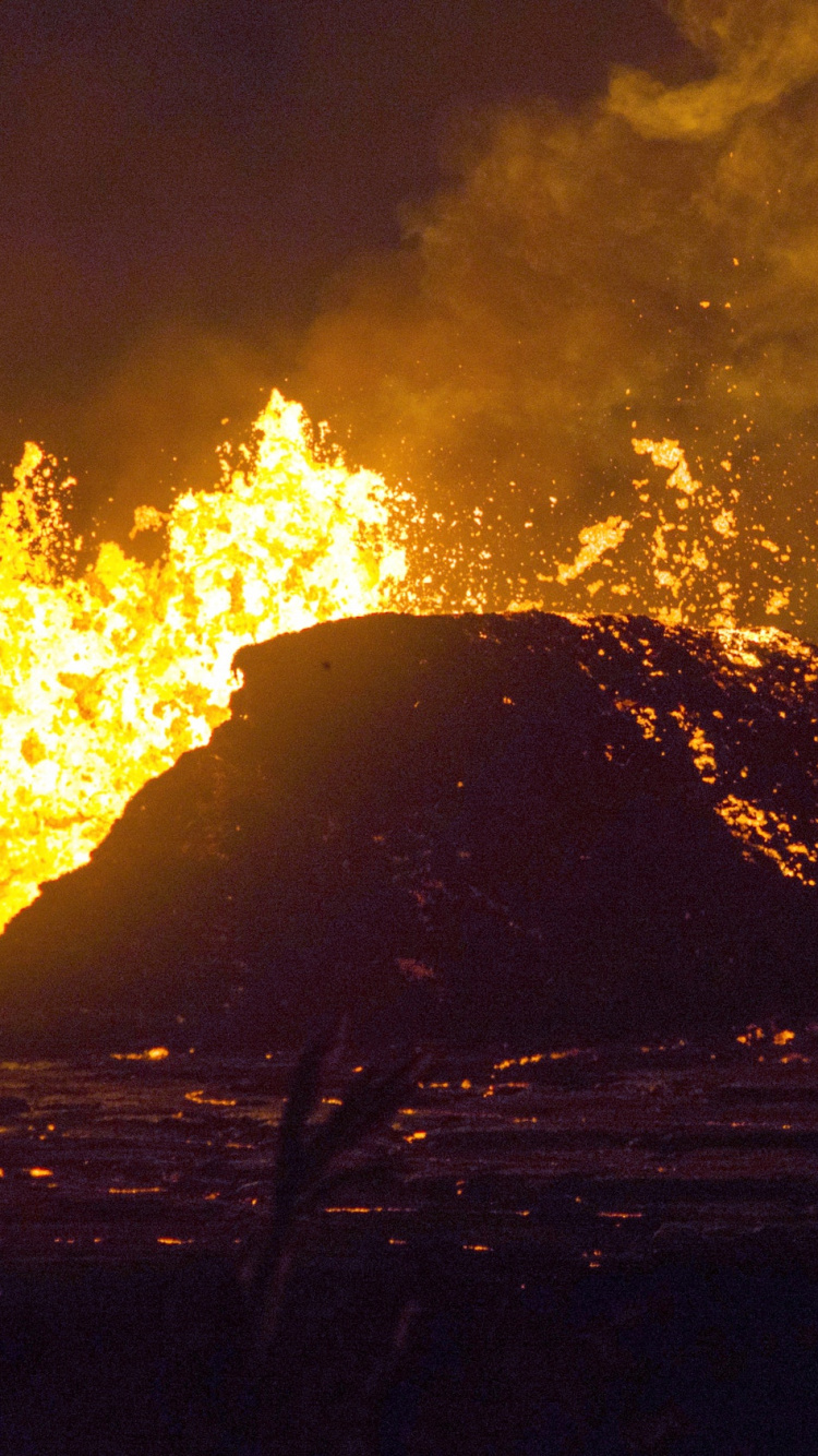 莱拉尼庄园, 熔岩, 类型的火山爆发, 火山的地貌, 通气缝隙 壁纸 750x1334 允许