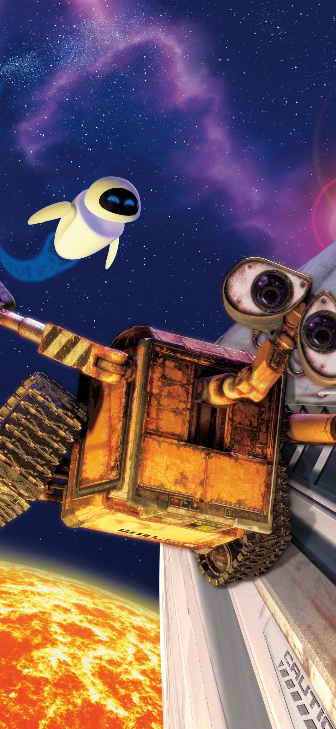 Wall-E, Walle-Poster, Pr-t, Poster, Pixar. Wallpaper in 1125x2436 Resolution