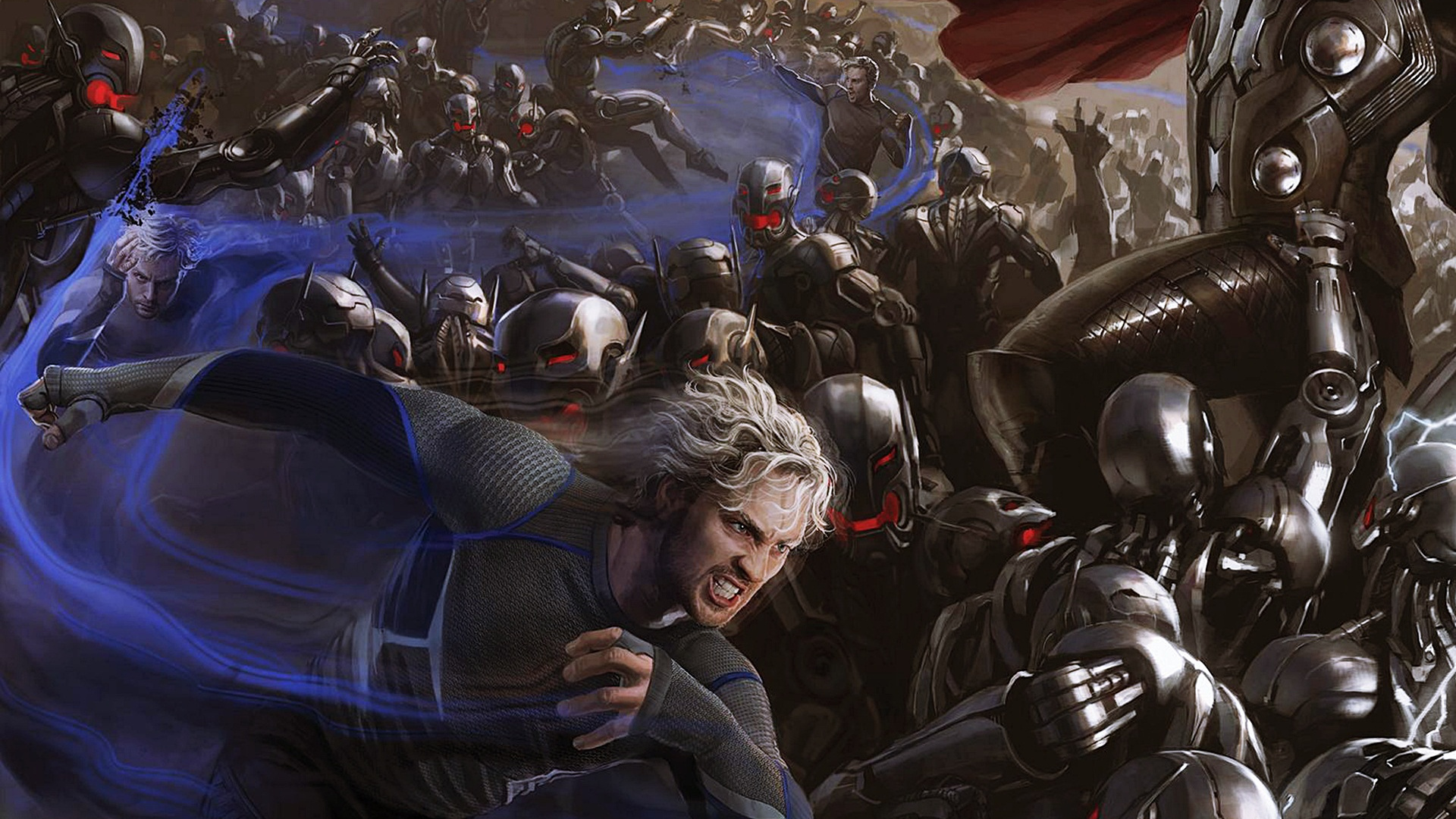 Woman in Blue Jacket and Black Helmet. Wallpaper in 1920x1080 Resolution