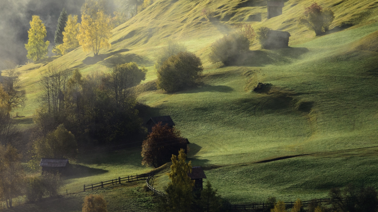 Cloud, Plant, Atmosphere, Mountain, Natural Landscape. Wallpaper in 1280x720 Resolution