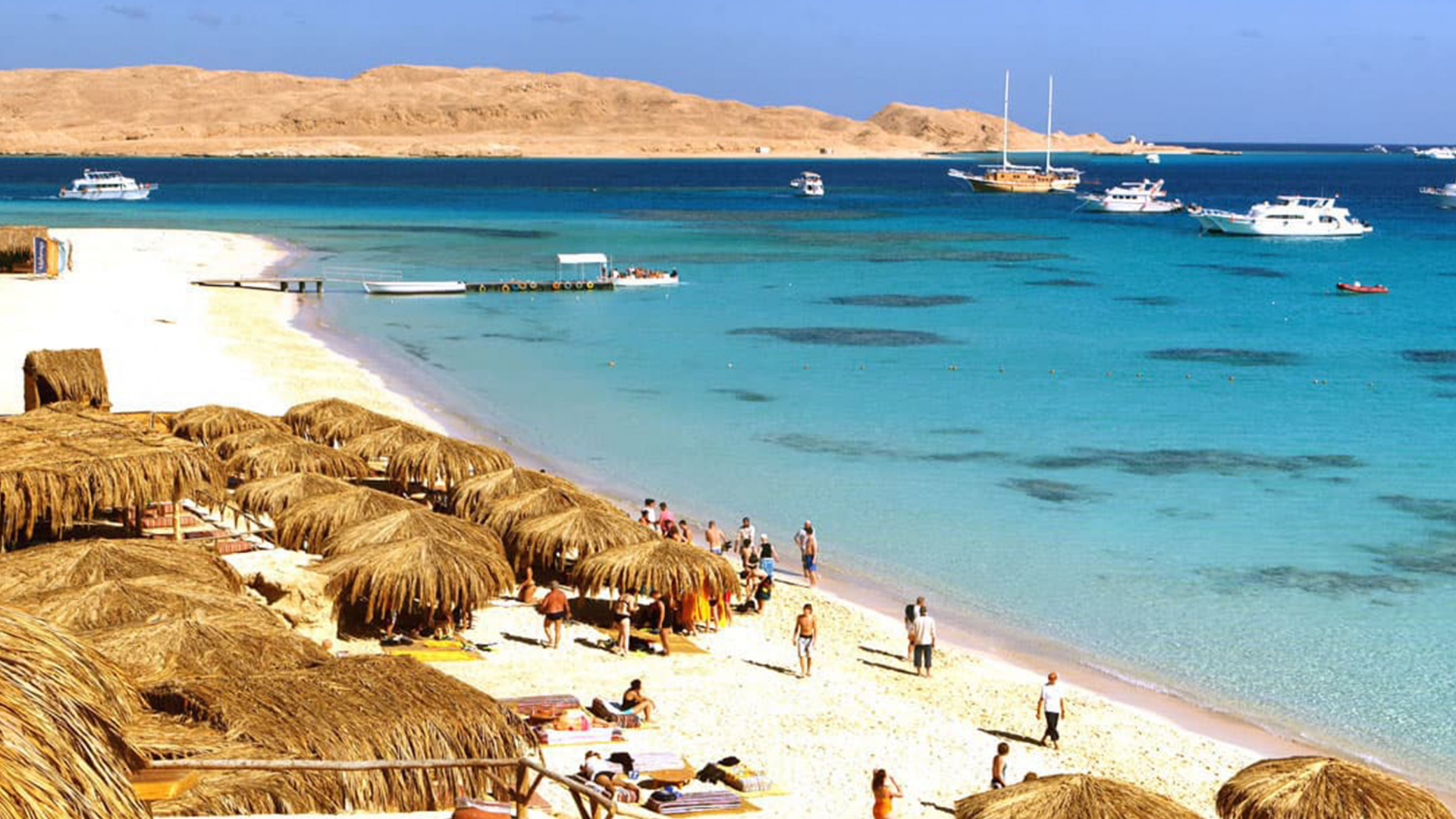 People on Beach During Daytime. Wallpaper in 1920x1080 Resolution