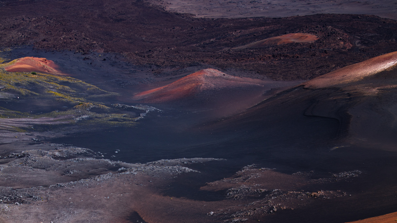 Atmosphäre, Haleakala-Krater, Sand, Ökoregion, Geologie. Wallpaper in 1280x720 Resolution