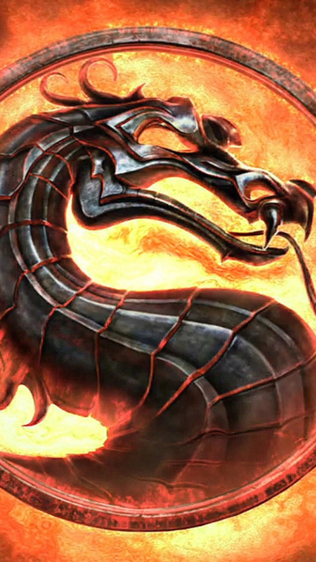 Mortal Kombat x, Mortal Kombat, Mortal Kombat 11, Dragon, Kunst. Wallpaper in 1080x1920 Resolution