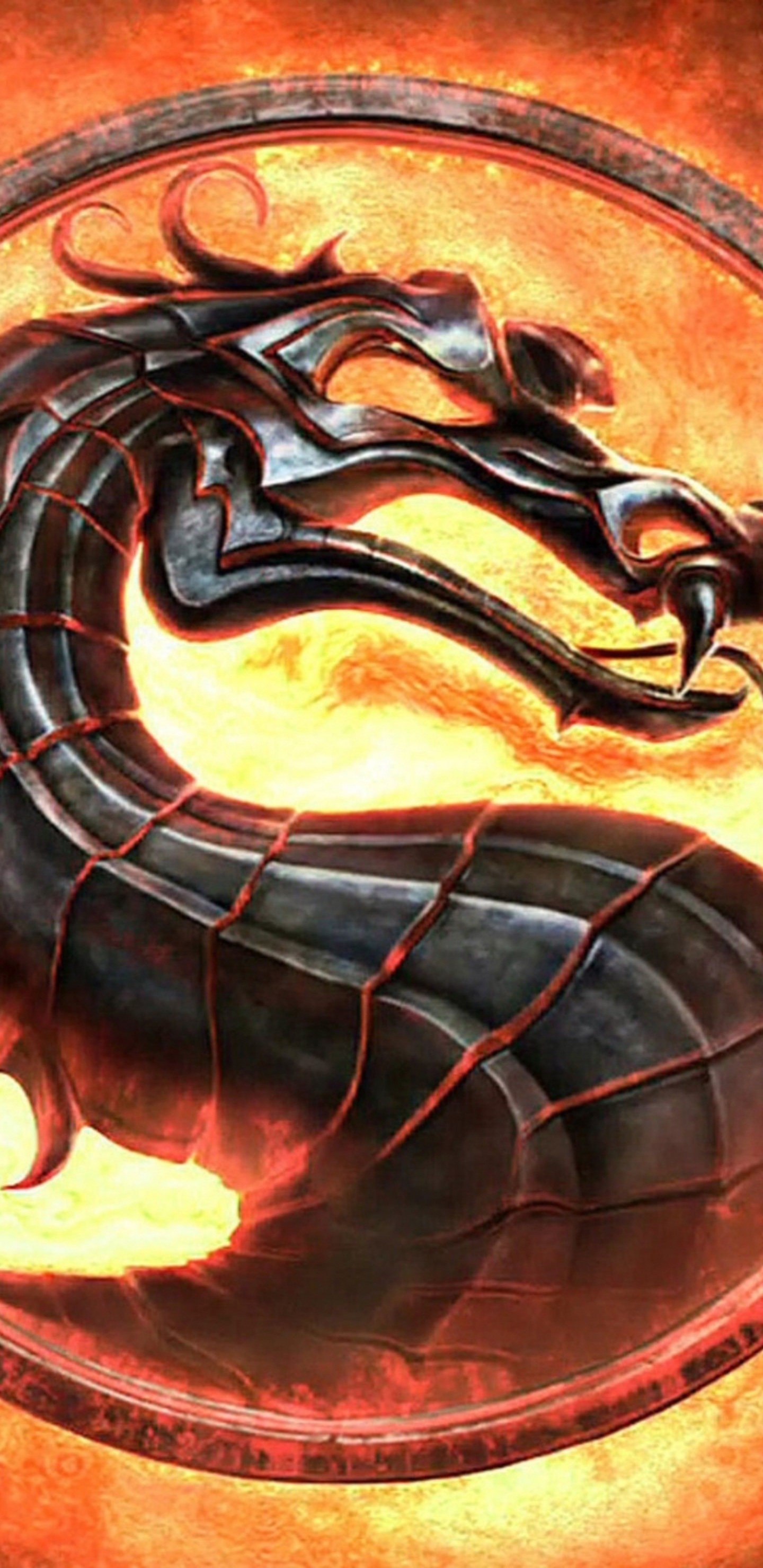 Mortal Kombat x, Mortal Kombat, Mortal Kombat 11, Dragon, Kunst. Wallpaper in 1440x2960 Resolution