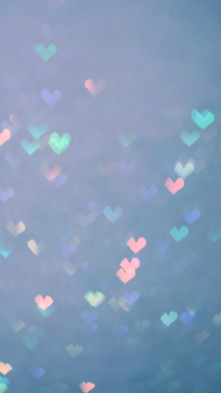 Blue and White Polka Dot Textile. Wallpaper in 750x1334 Resolution