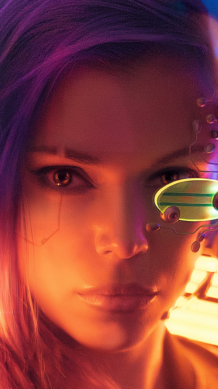 赛博朋克2077 Cosplay, 庞克2077, 庞克, 幻想, 角色扮演 壁纸 720x1280 允许