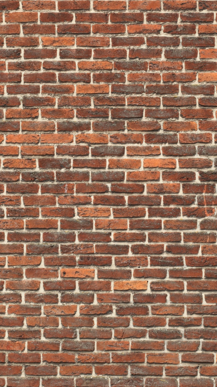 Mur de Briques Brunes et Noires. Wallpaper in 720x1280 Resolution