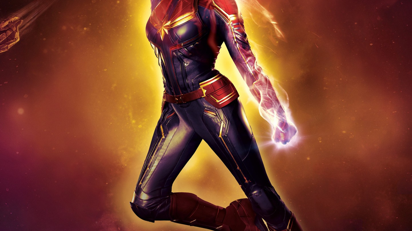 Cinémas du Monde Rajshree Star, Carol Danvers, Marvel, Les Studios Marvel, IMAX. Wallpaper in 1366x768 Resolution
