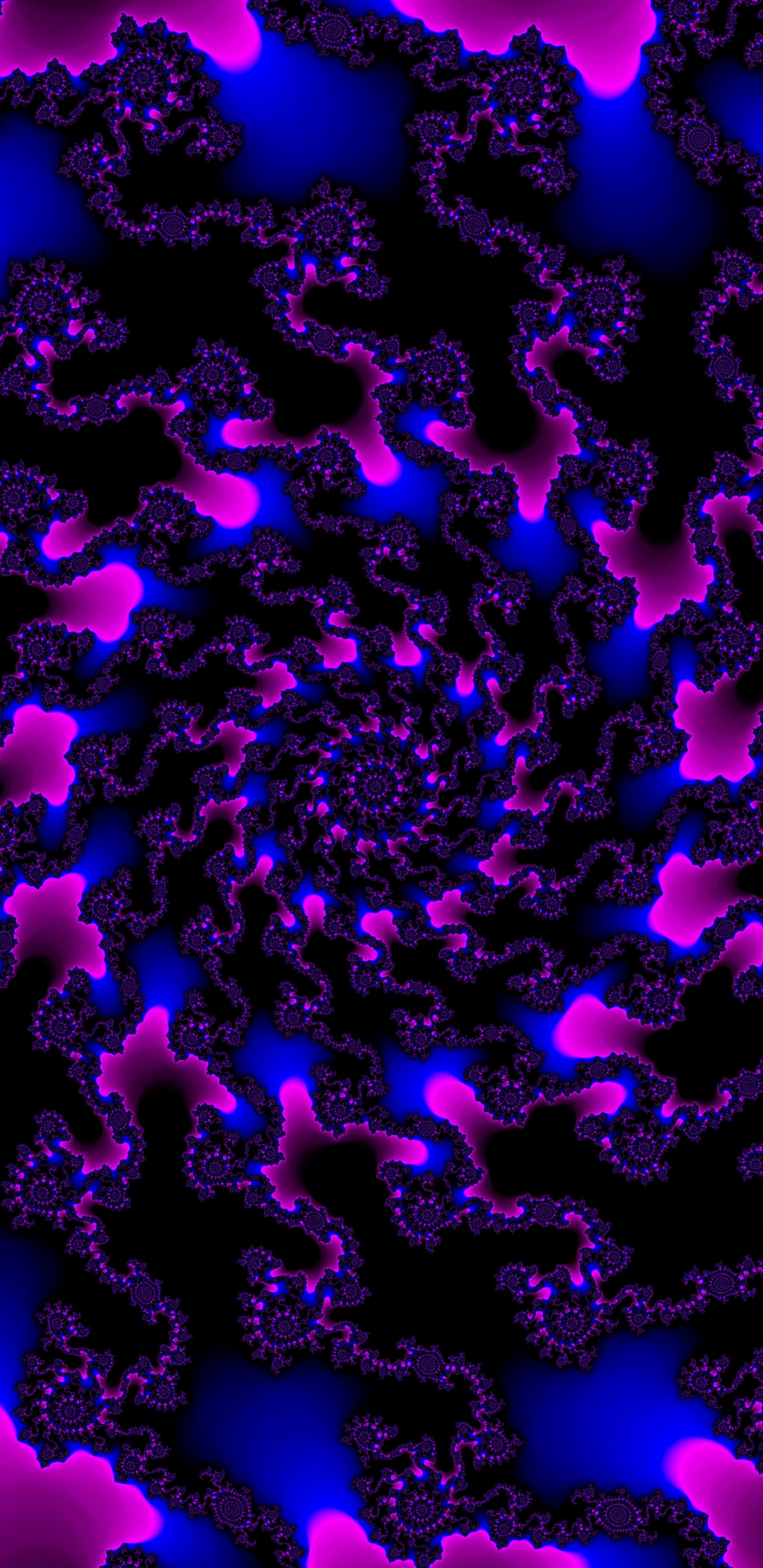 Pintura Abstracta Morada y Negra. Wallpaper in 1440x2960 Resolution