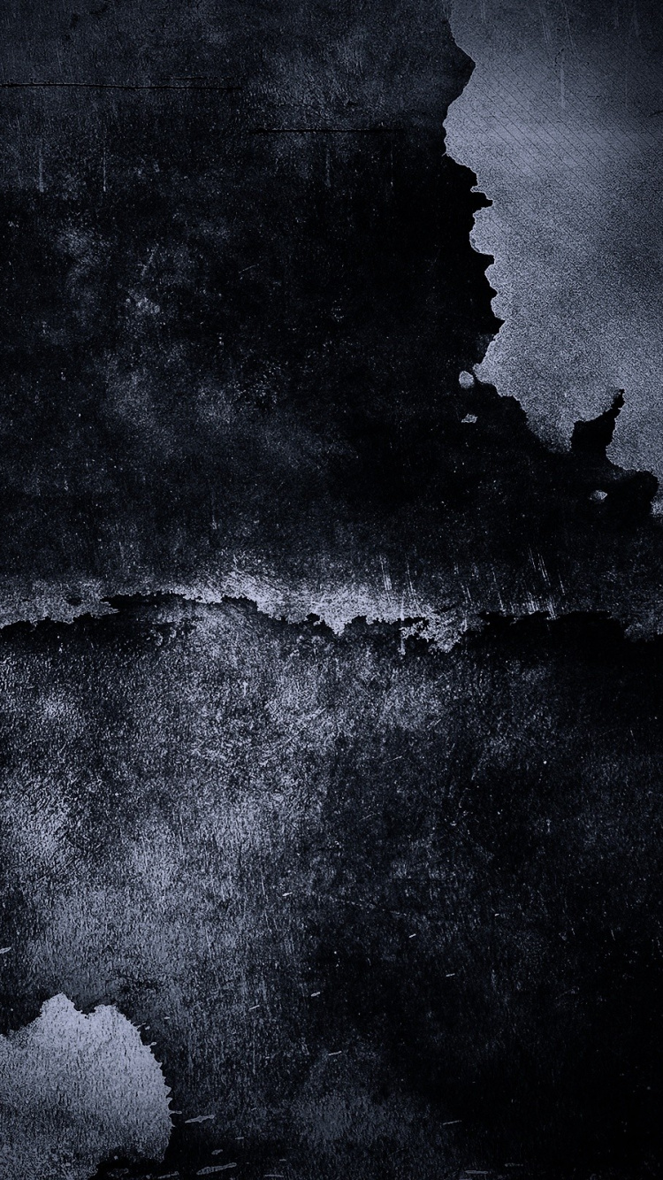 Abstrakte Schwarz-Weiß-Malerei. Wallpaper in 750x1334 Resolution