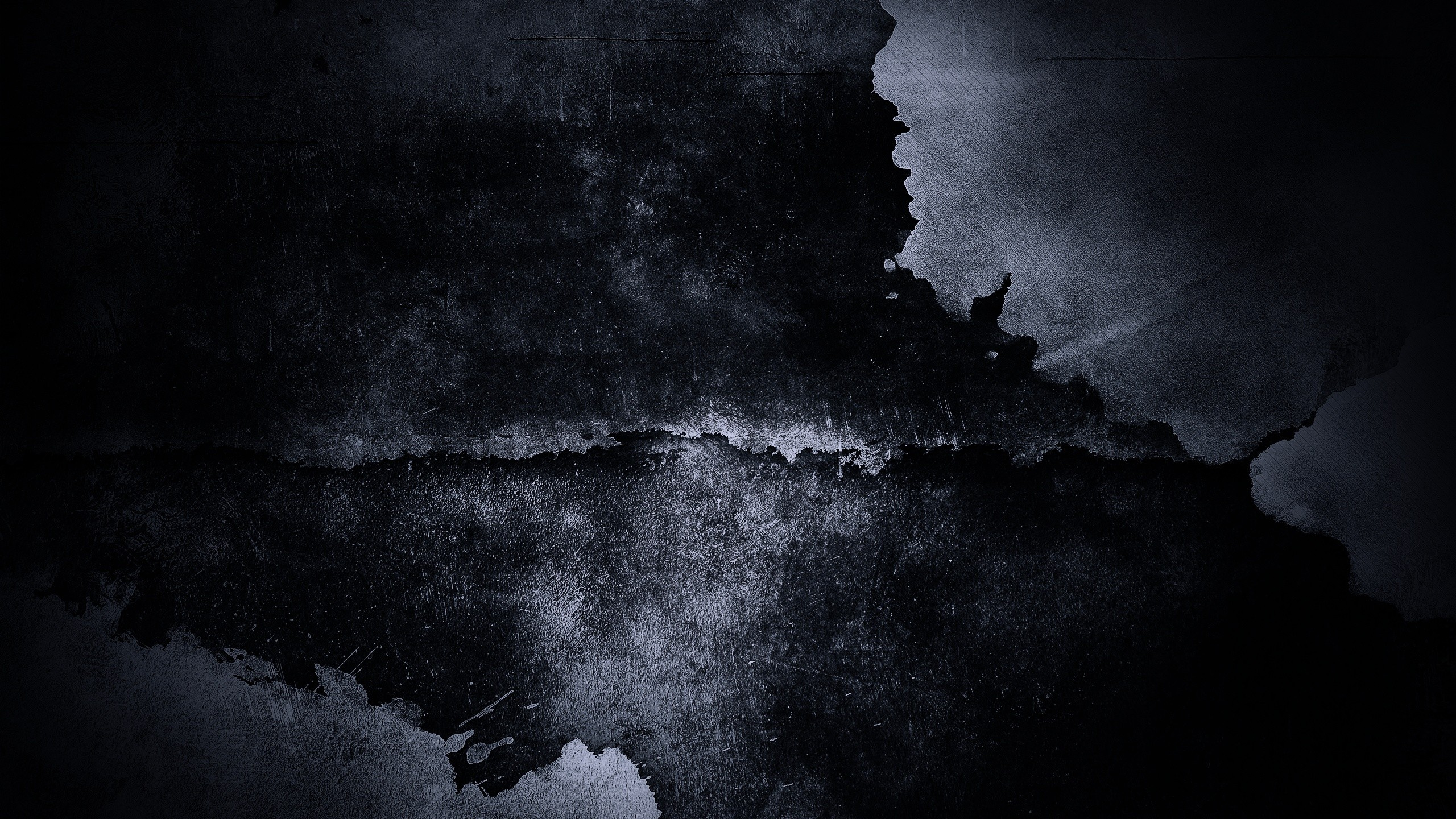 Peinture Abstraite en Noir et Blanc. Wallpaper in 2560x1440 Resolution