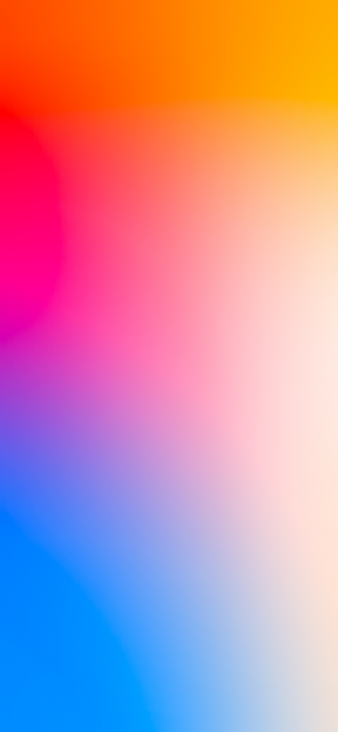 Naranja, Azul, Morado, Violeta, Magenta. Wallpaper in 1125x2436 Resolution