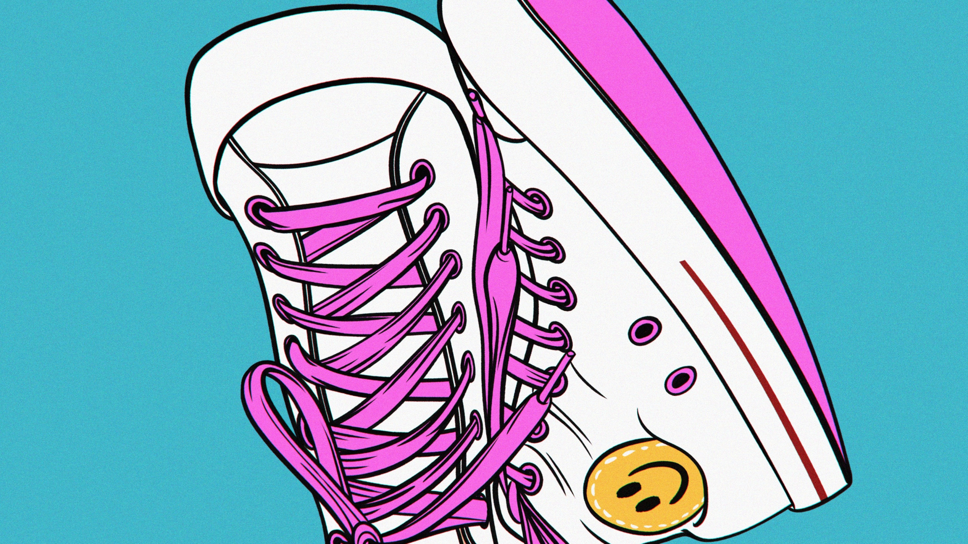 Cartoon, Wisgoon - Réseau Social, Doigt, Coiffures, Pink. Wallpaper in 1920x1080 Resolution