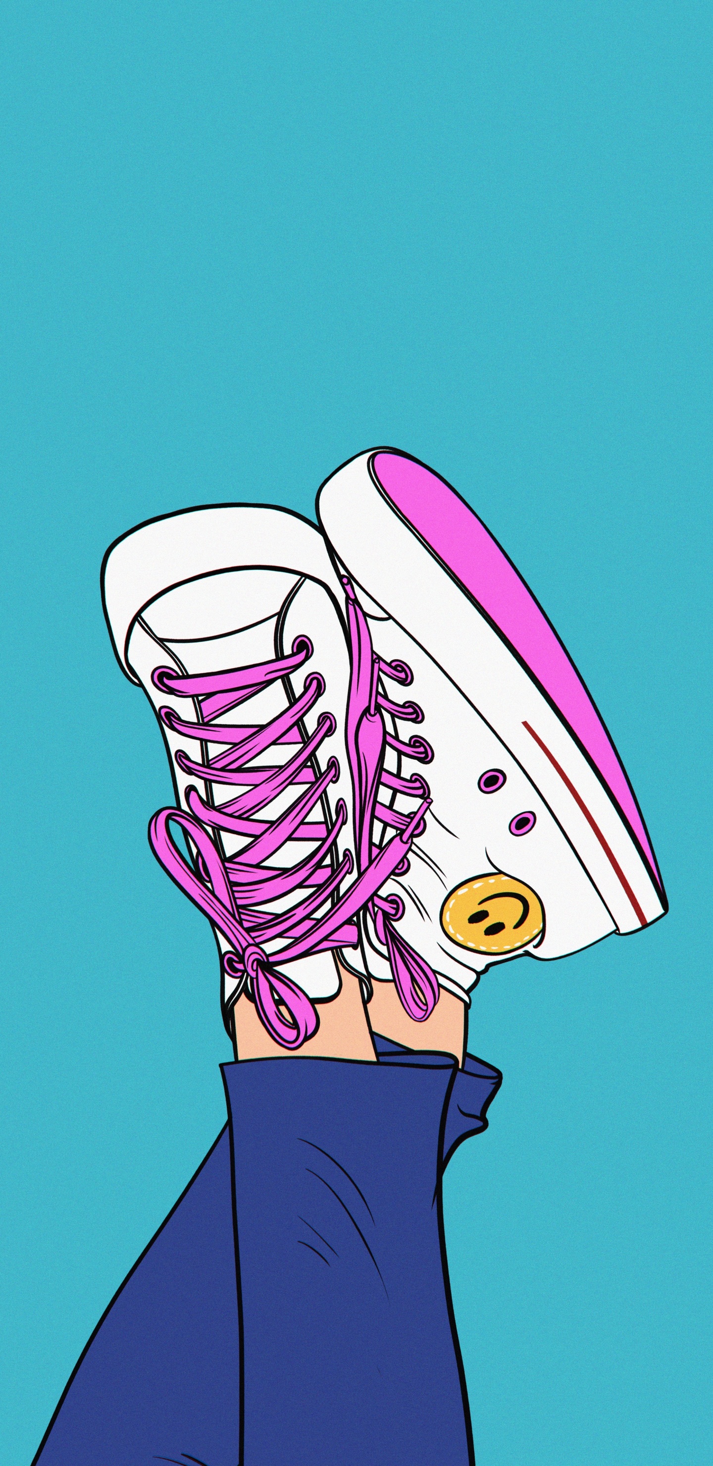 Cartoon, Wisgoon - Soziales Netzwerk, Finger, Pink, Kunst. Wallpaper in 1440x2960 Resolution