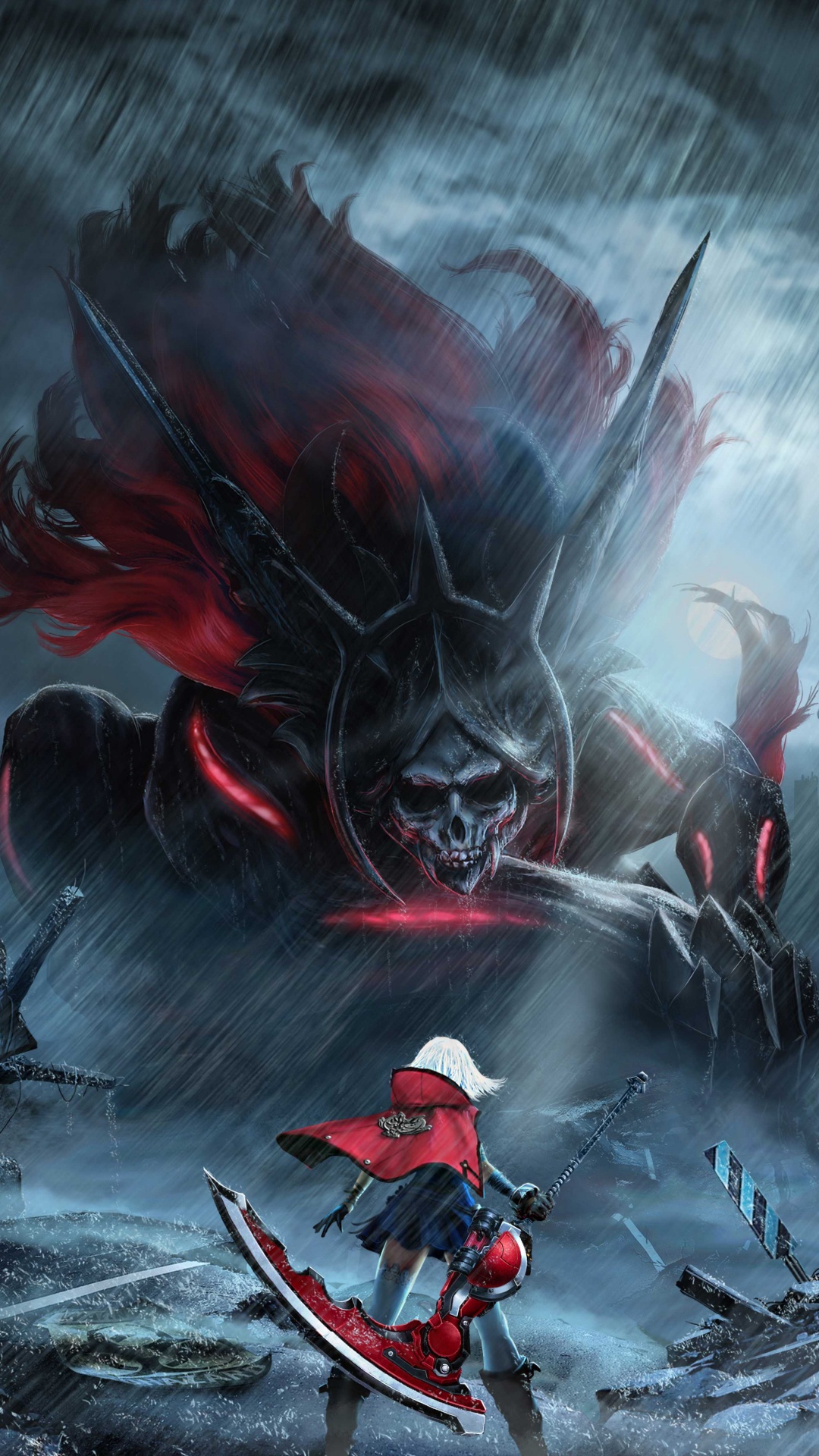 Bandai Namco Entertainment, Playstation Vita, Playstation 4, Playstation Portable, Dämonen. Wallpaper in 1080x1920 Resolution