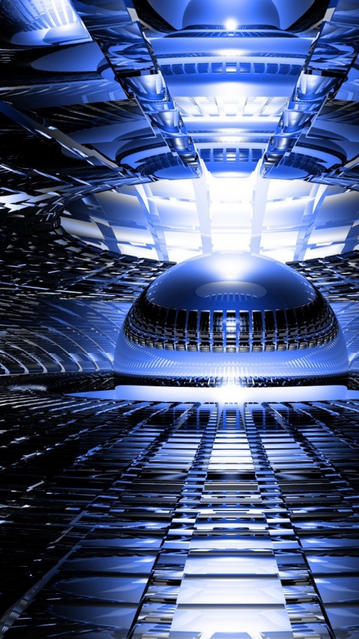 Tunnel Noir et Blanc Avec Des Lumières. Wallpaper in 720x1280 Resolution