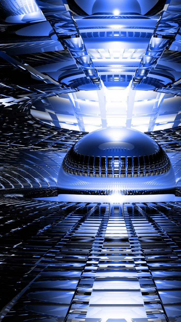 Tunnel Noir et Blanc Avec Des Lumières. Wallpaper in 750x1334 Resolution