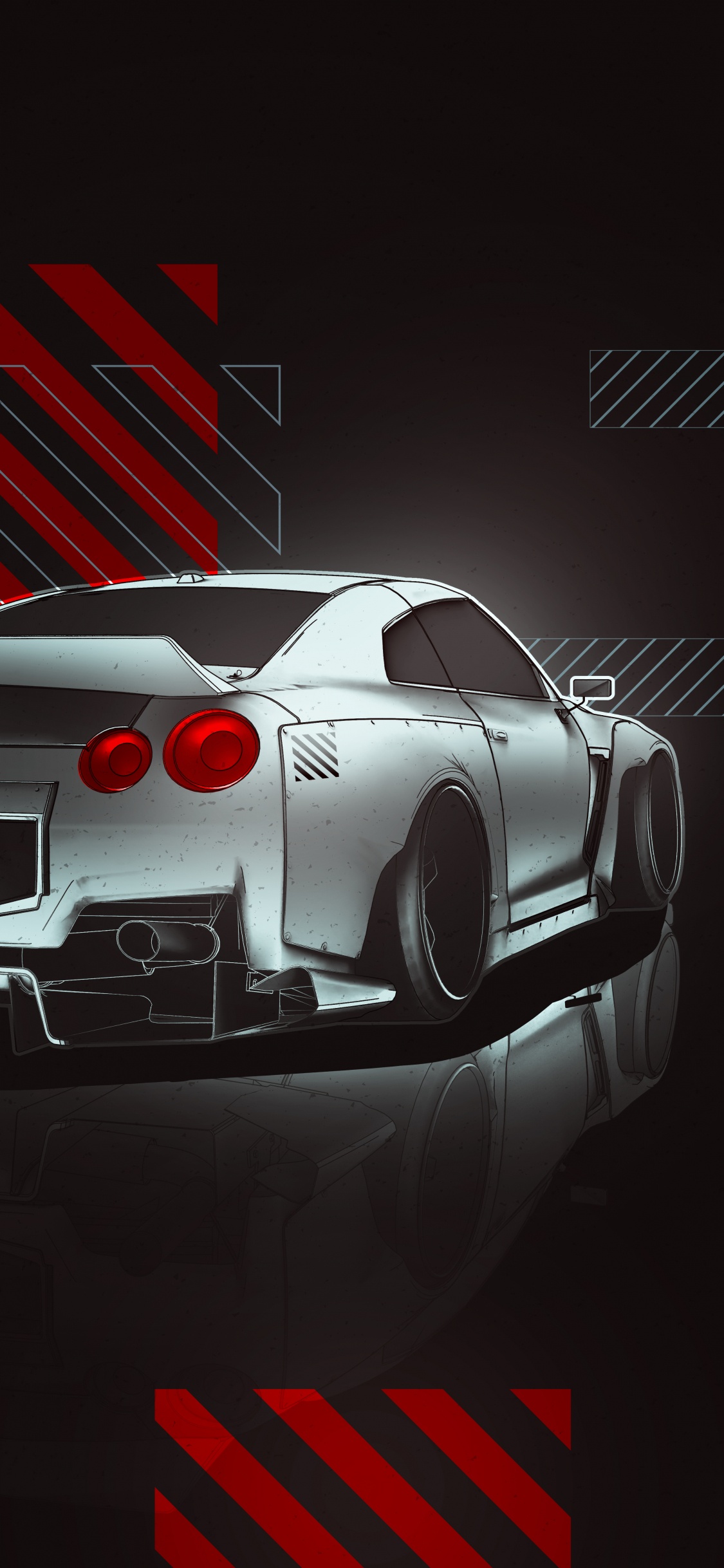 Nissan Gt-r, Nissan Skyline Gt-r, Car, Nissan, Sportwagen. Wallpaper in 1125x2436 Resolution