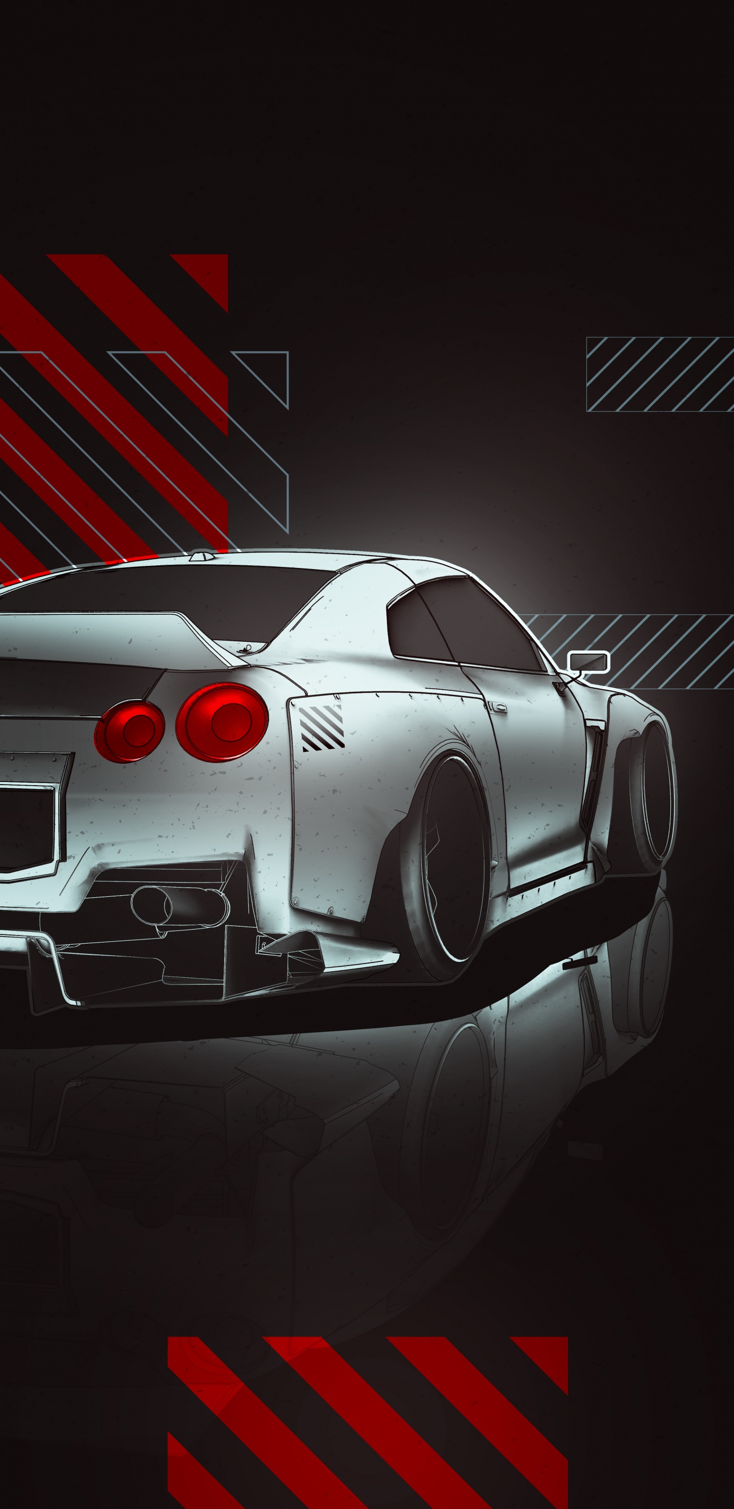Nissan Gt-r, Nissan Skyline Gt-r, Car, Nissan, Sportwagen. Wallpaper in 1440x2960 Resolution