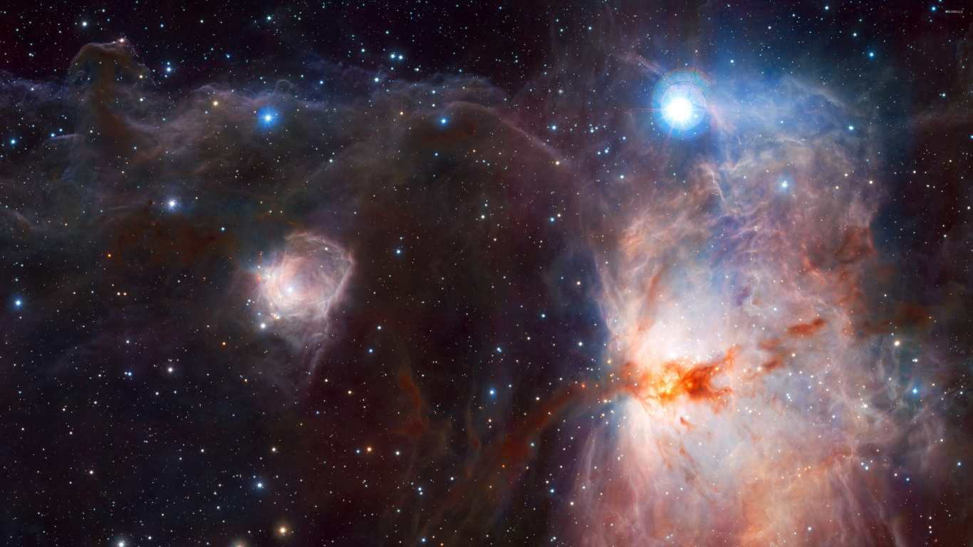 猎户座星云, 明星, 天文学, 天文学对象, 外层空间 壁纸 1366x768 允许