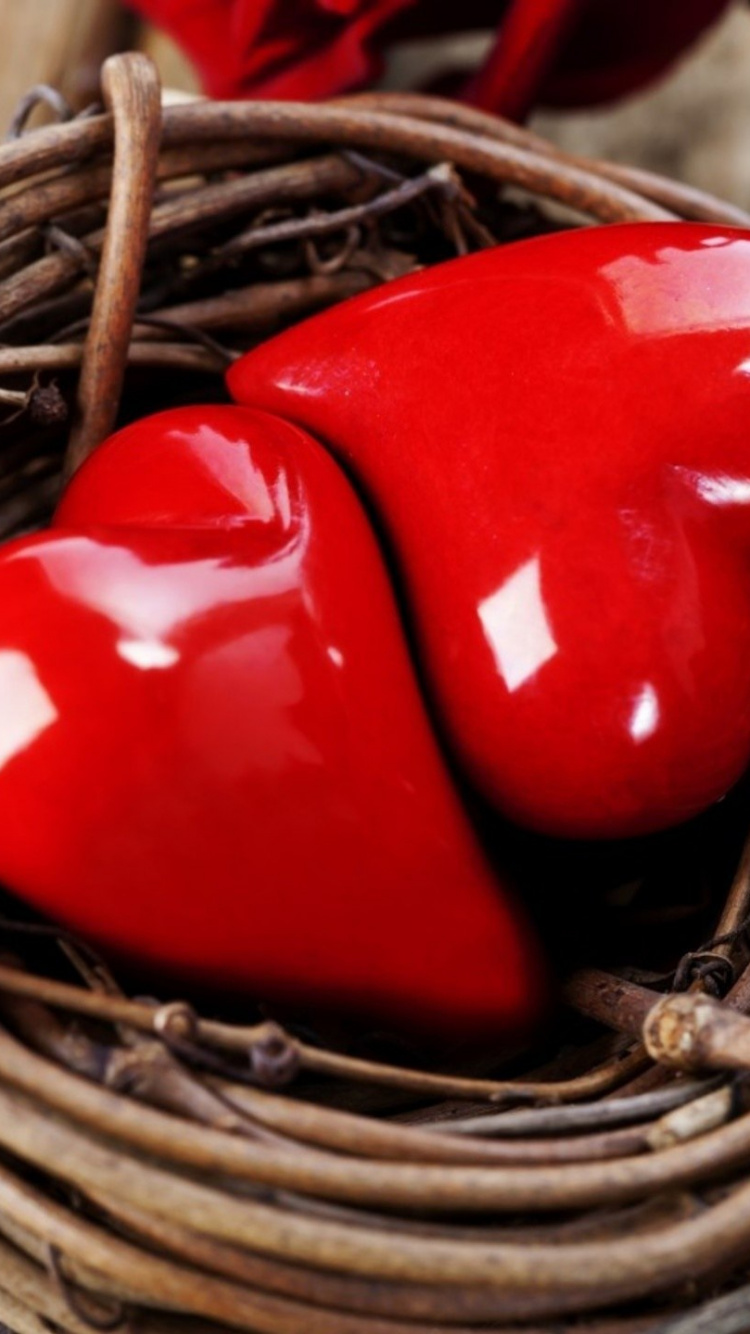 Cœur, le Jour de Valentines, Red, Amour, la Nourriture Locale. Wallpaper in 750x1334 Resolution