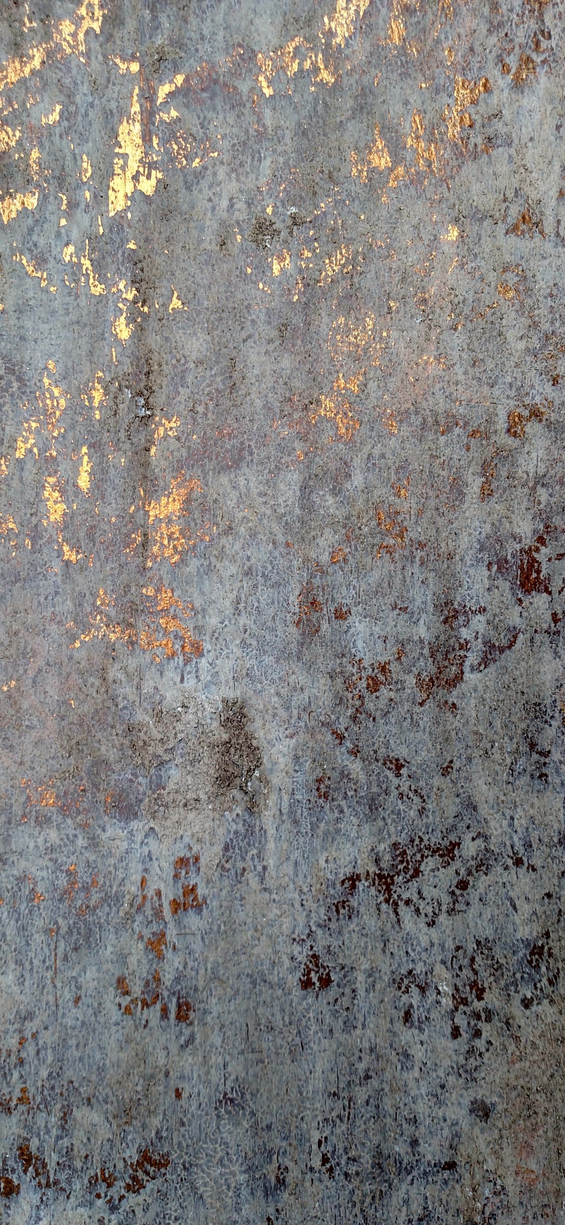 Blau-weiße Betonwand. Wallpaper in 1125x2436 Resolution