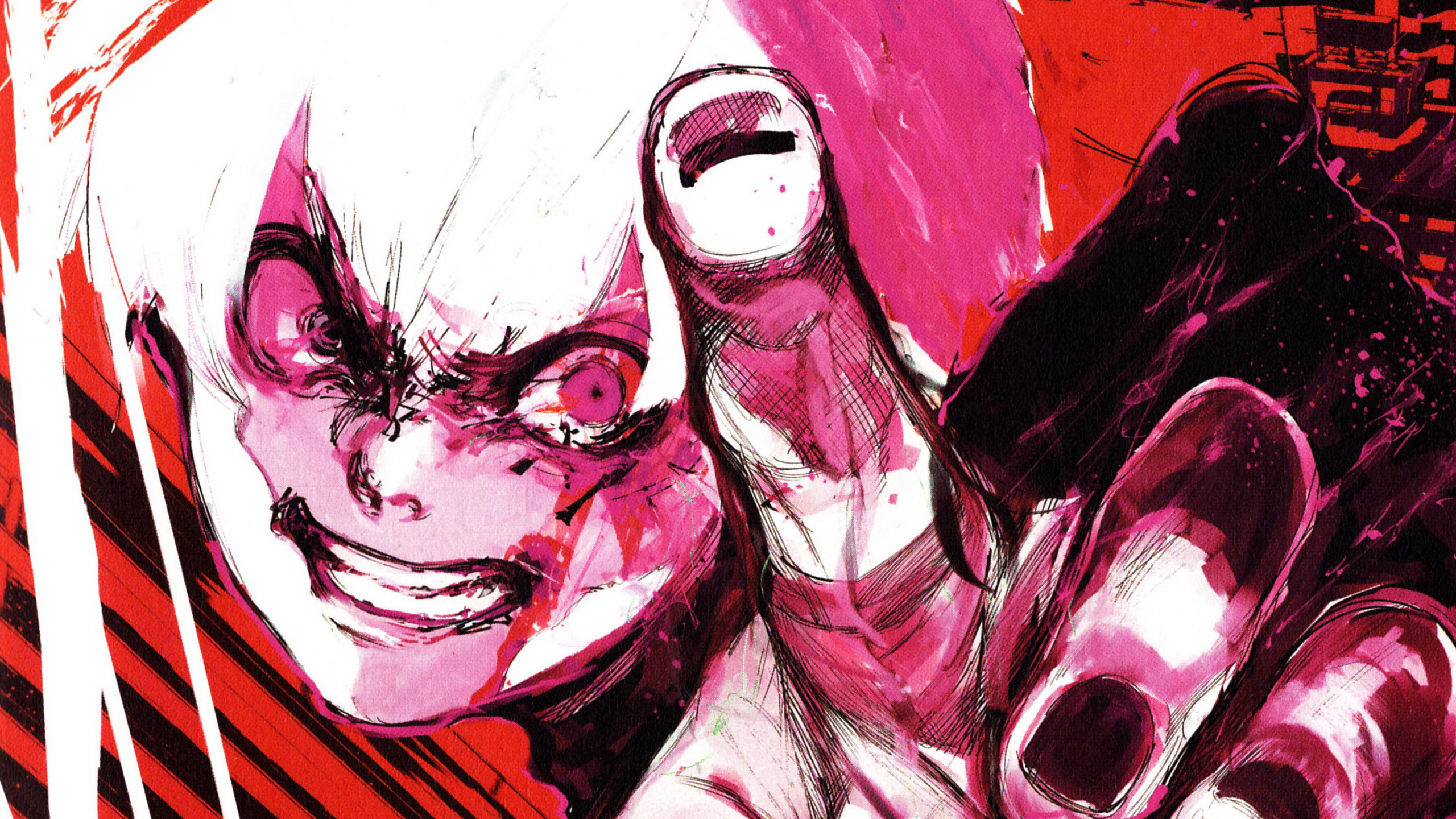 Homme en Costume Noir Personnage D'anime. Wallpaper in 2560x1440 Resolution