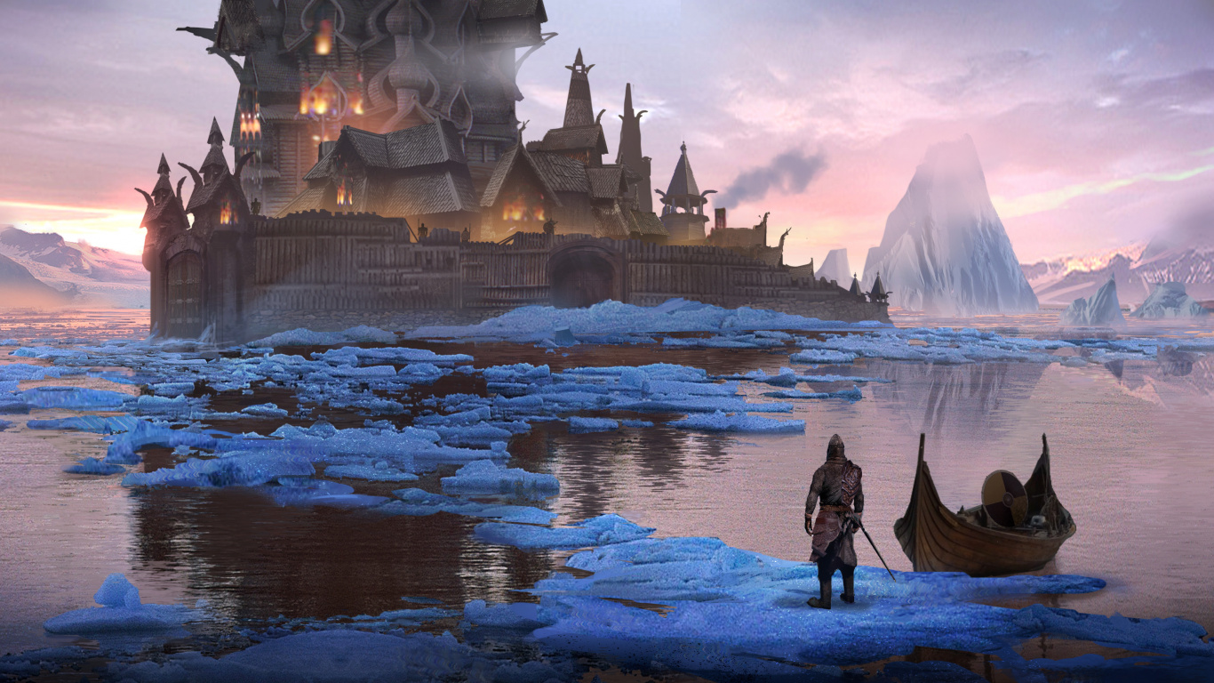 L'homme en Veste Noire et Jean Bleu Debout Sur un Sol Couvert de Neige. Wallpaper in 1366x768 Resolution