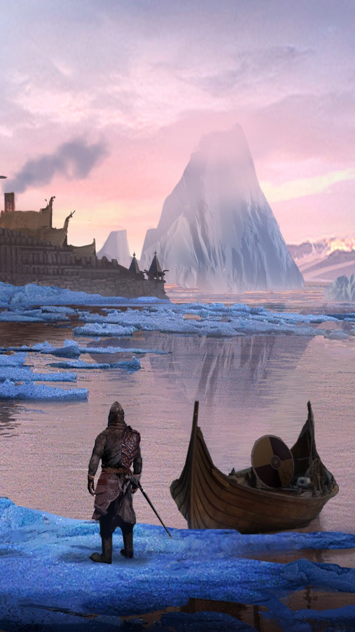 L'homme en Veste Noire et Jean Bleu Debout Sur un Sol Couvert de Neige. Wallpaper in 720x1280 Resolution