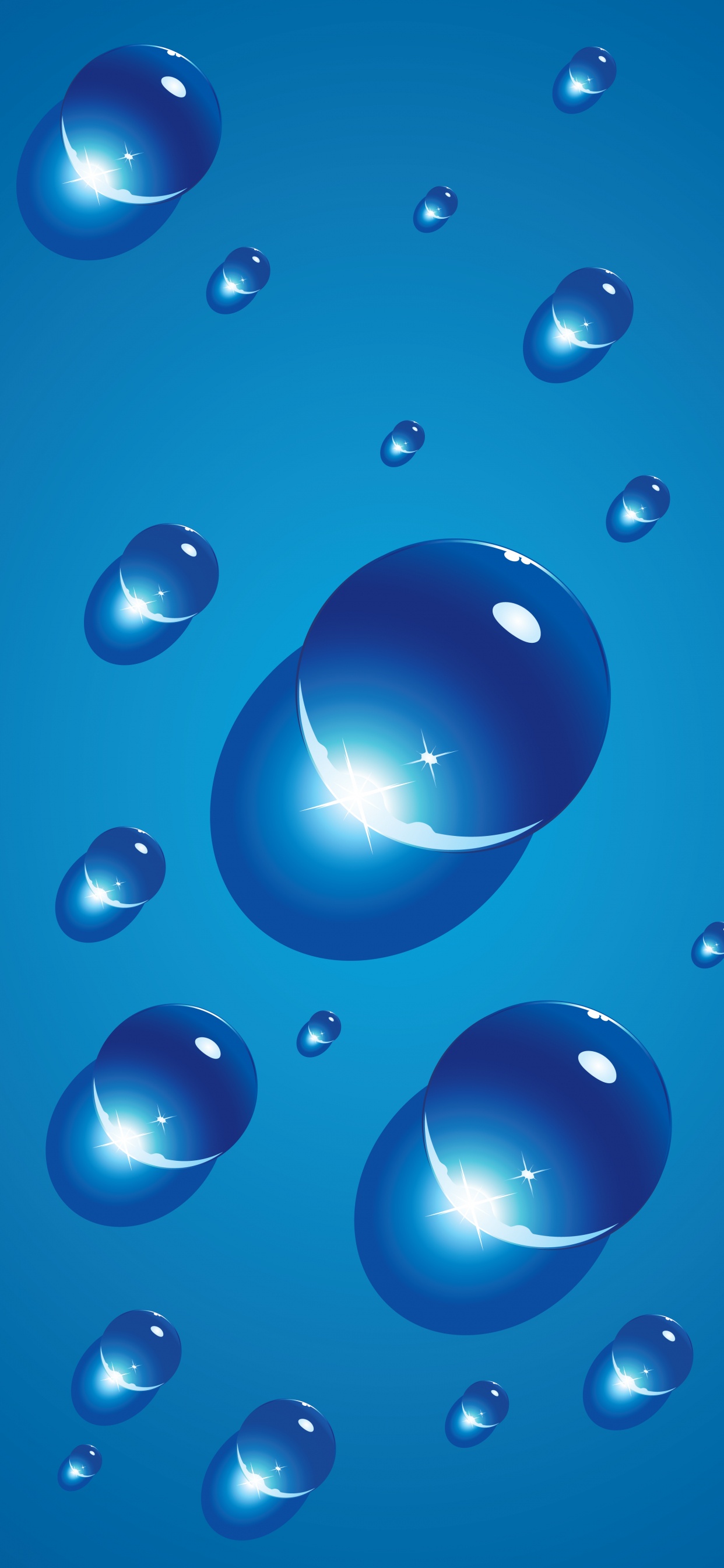 Conjunto de Gota, Gota de Agua, Agua, Azul, Azure. Wallpaper in 1242x2688 Resolution