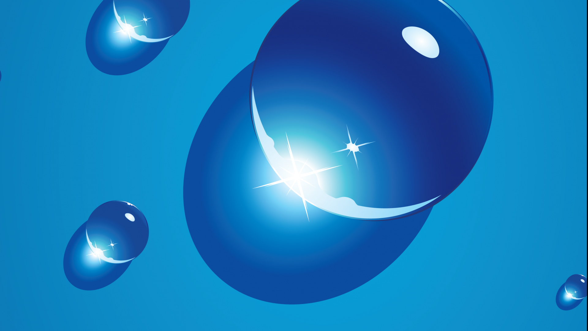 Jeu de Goutte, Goutte D'eau, Eau, Liquid, Blue. Wallpaper in 1920x1080 Resolution