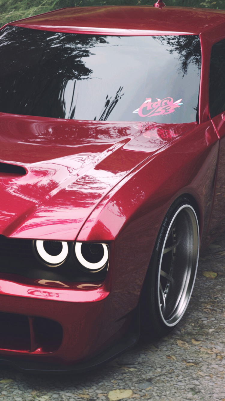 Roter Ferrari 458 Italia Unterwegs. Wallpaper in 750x1334 Resolution