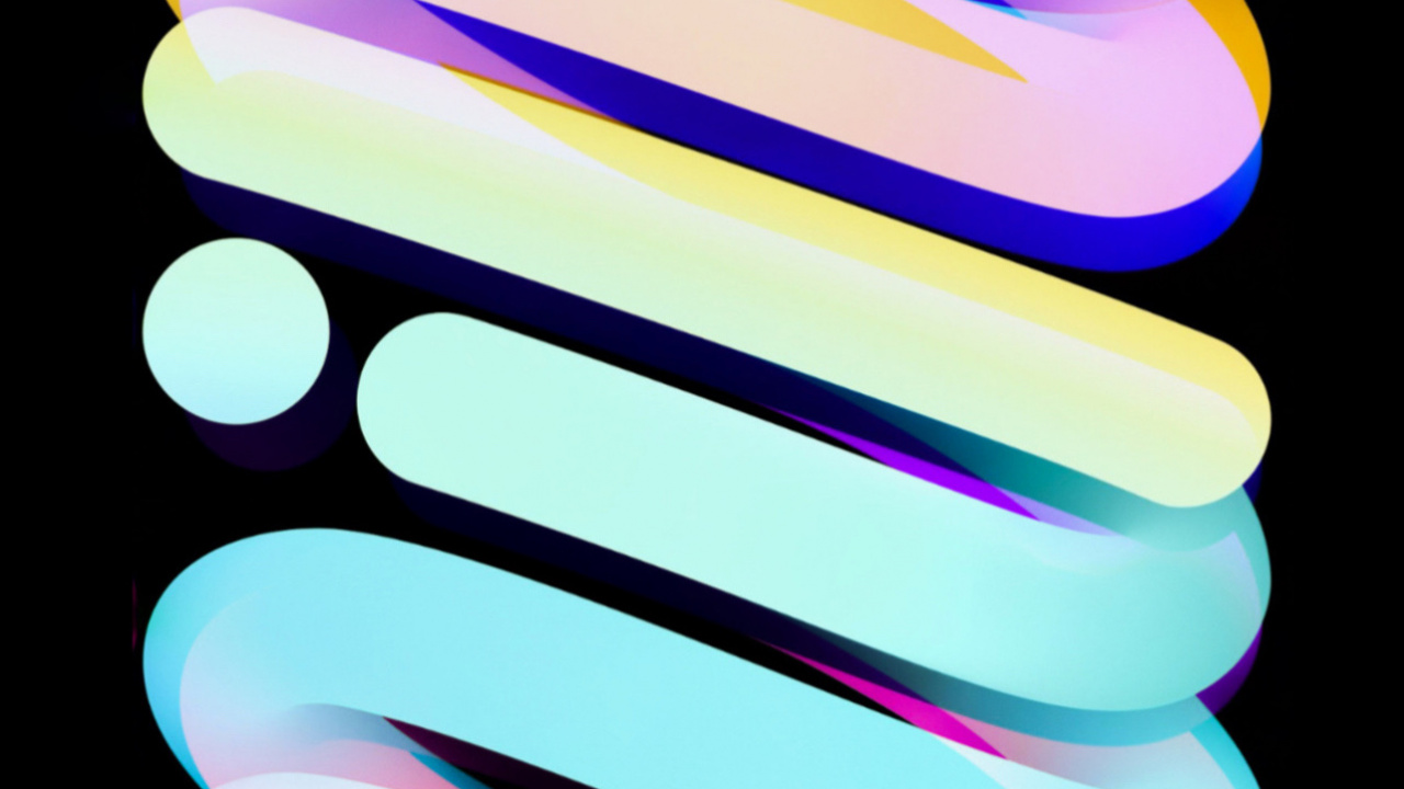 苹果, 苹果a15, 手势, 拇指, 电蓝色的 壁纸 1280x720 允许