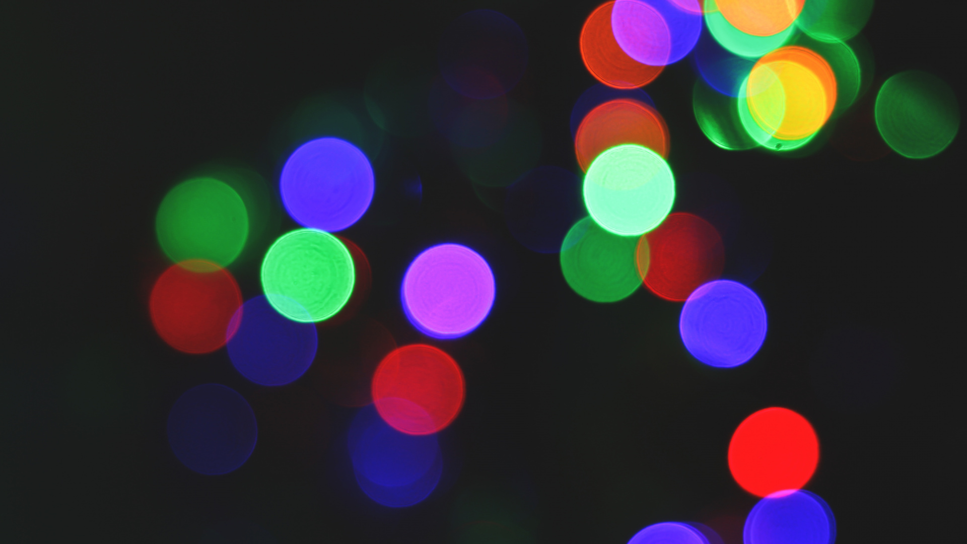 Grüne Und Weiße Bokeh-Lichter. Wallpaper in 1920x1080 Resolution