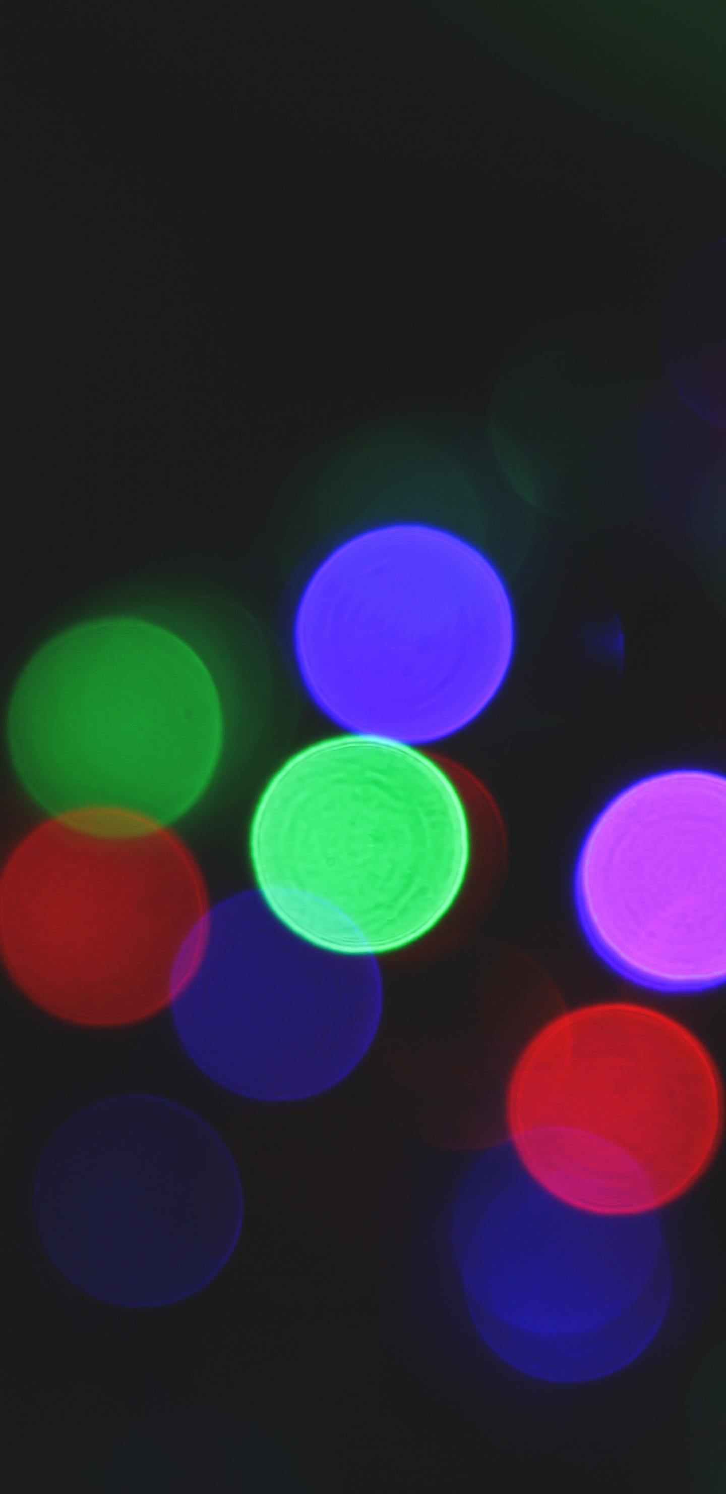 Lumières Bokeh Vertes et Blanches. Wallpaper in 1440x2960 Resolution