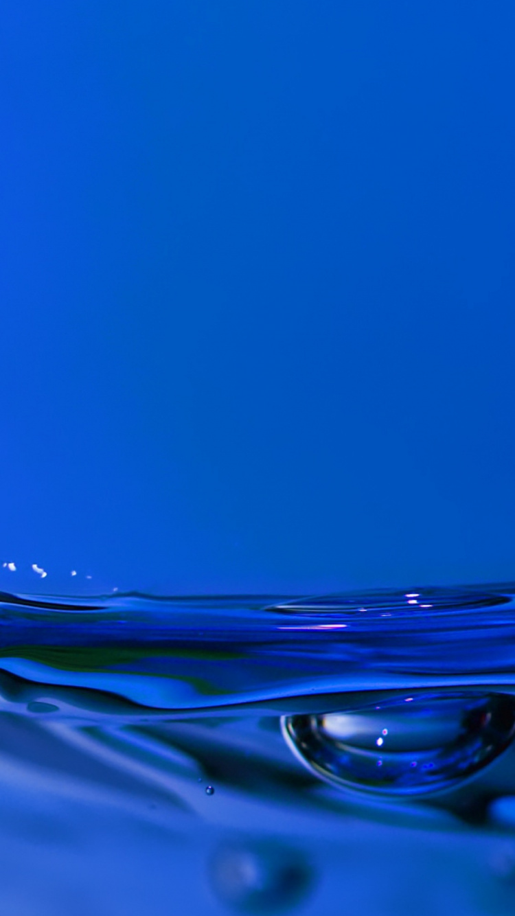 Kobaltblau, Wasser, Wasserressourcen, Blau, Flüssigkeit. Wallpaper in 750x1334 Resolution