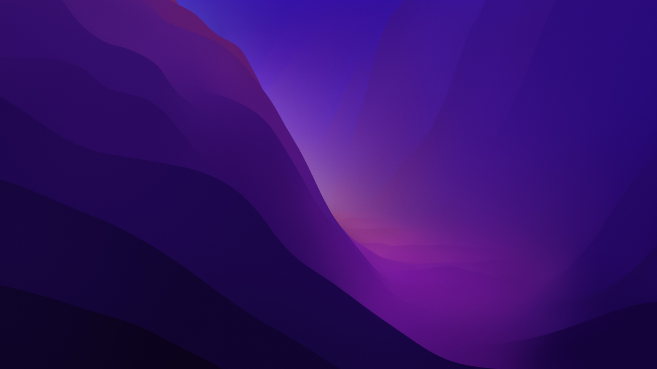 MacOS 12 Monterey – Official Stock Wallpaper 6K Resolution! (Dark). Wallpaper in 1280x720 Resolution