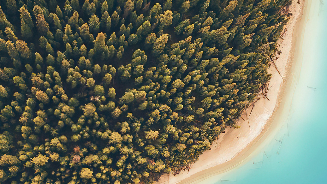 Erfelek Tatlica Falls, Birds Eye View, Eau, Les Ressources en Eau, Azure. Wallpaper in 1366x768 Resolution
