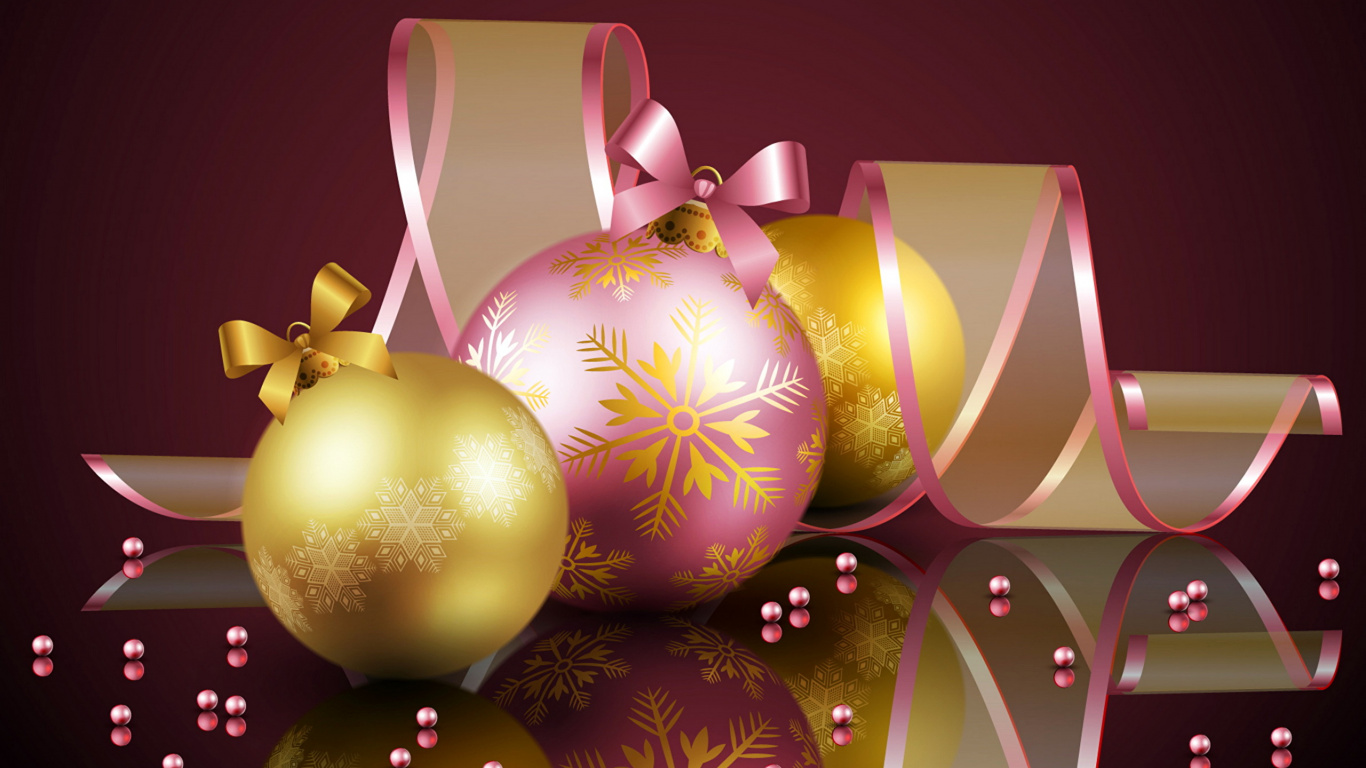 Christmas Ornament, Christmas Decoration, Christmas, Christmas Card, New Year. Wallpaper in 1366x768 Resolution