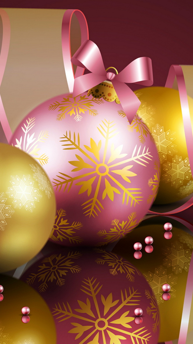 Adorno de Navidad, Decoración de la Navidad, Navidad, Tarjeta de Navidad, Nochevieja. Wallpaper in 750x1334 Resolution