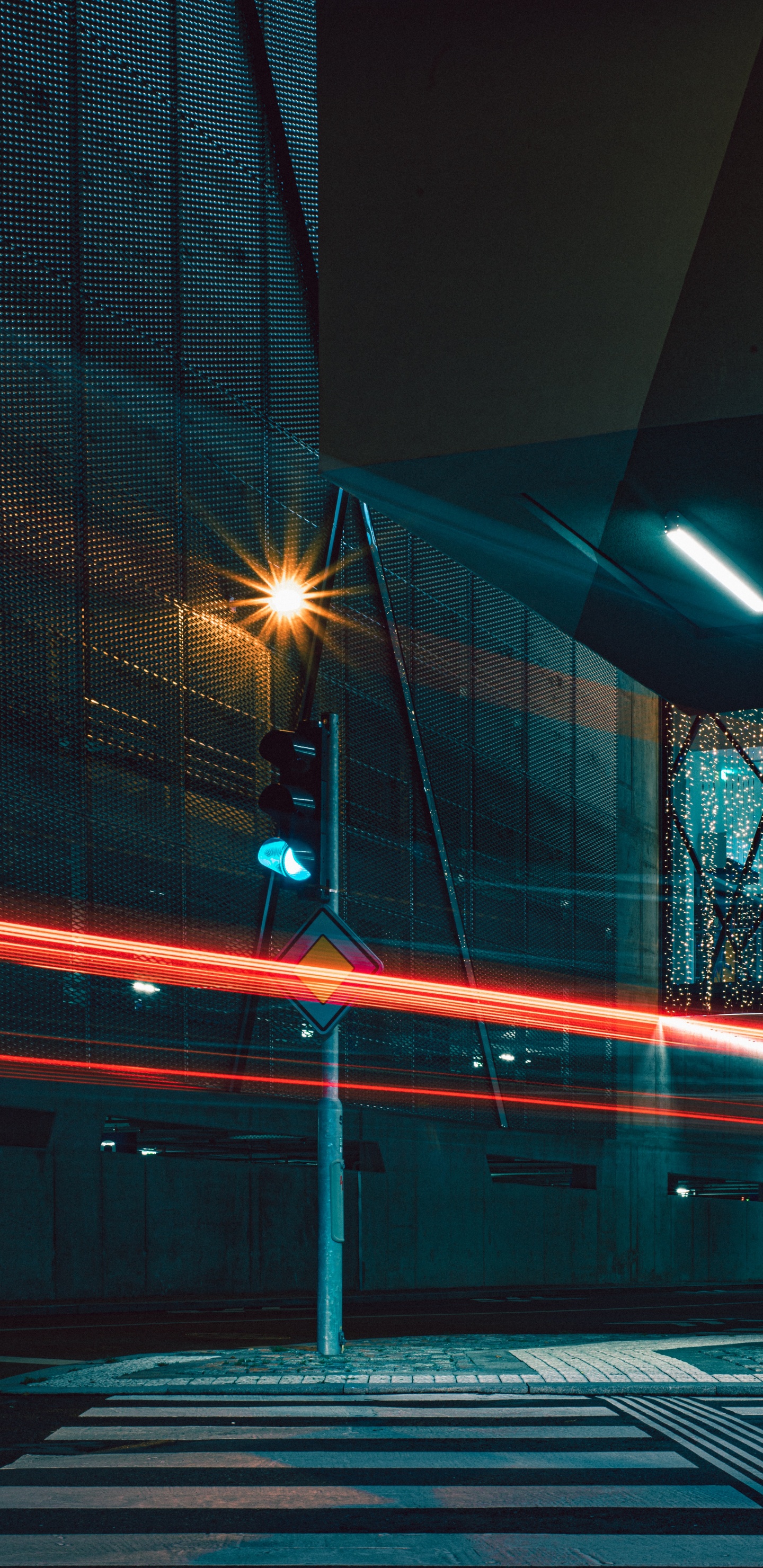 Time Lapse Photography of Cars on Road During Night Time. Wallpaper in 1440x2960 Resolution